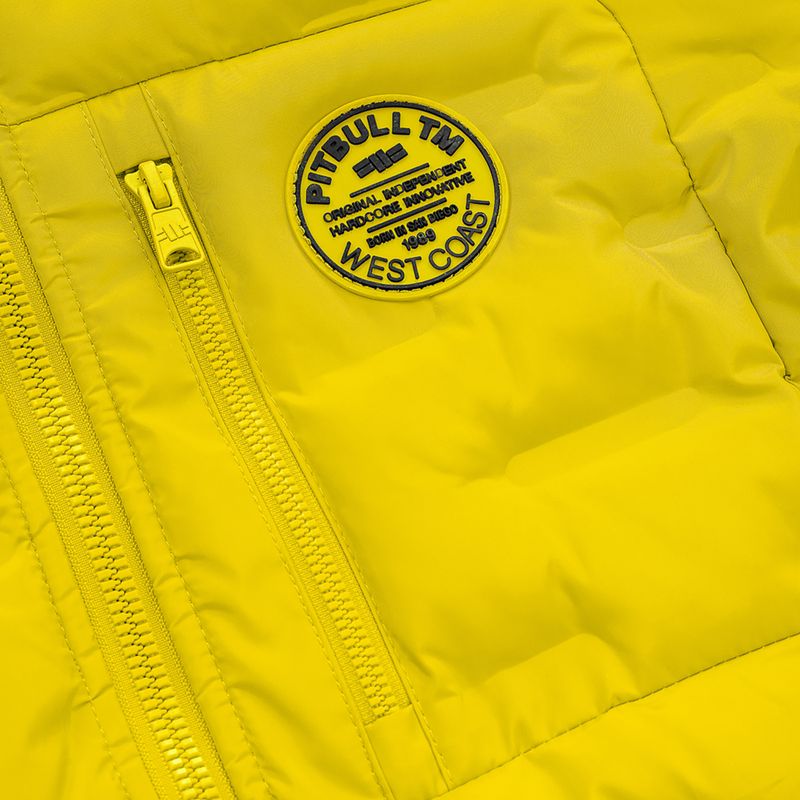 Kurtka zimowa męska Pitbull Firestone yellow 4