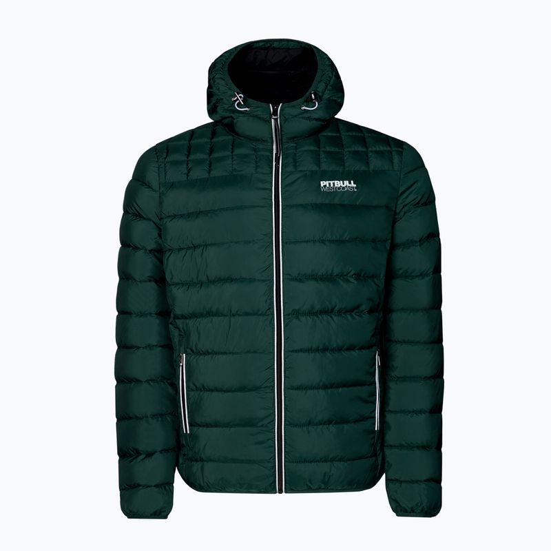 Kurtka zimowa męska Pitbull Padded Hooded Seacoast dark olive