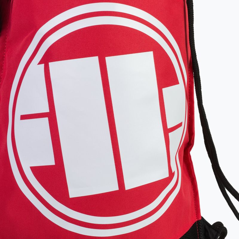 Worek Pitbull Logo 17 l back/red 4