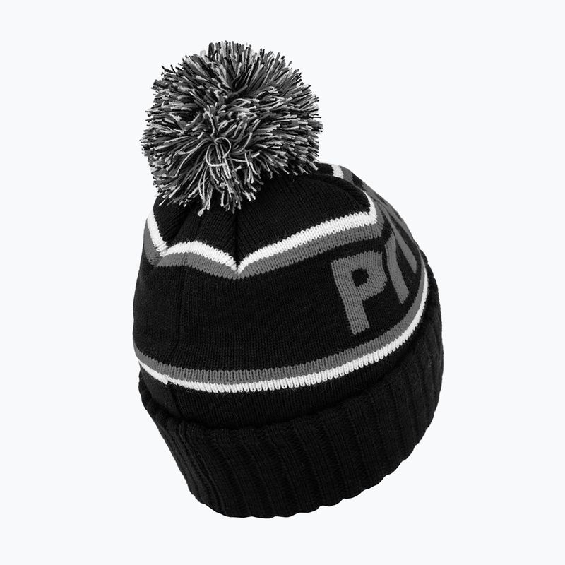 Czapka zimowa Pitbull Beanie Fleming II black/grey 2