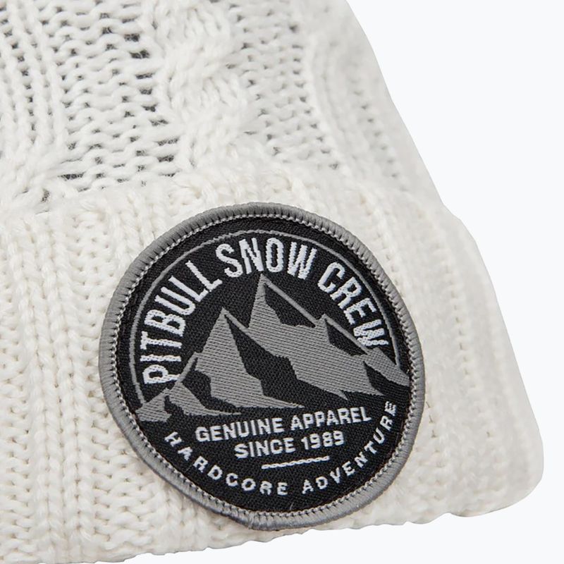 Czapka zimowa Pitbull Beanie Snow Crew white 3