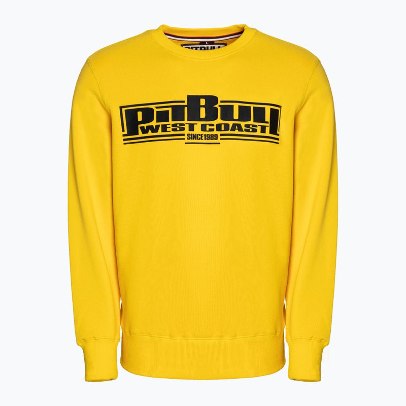 Bluza męska Pitbull Crewneck Classic Boxing 21 yellow