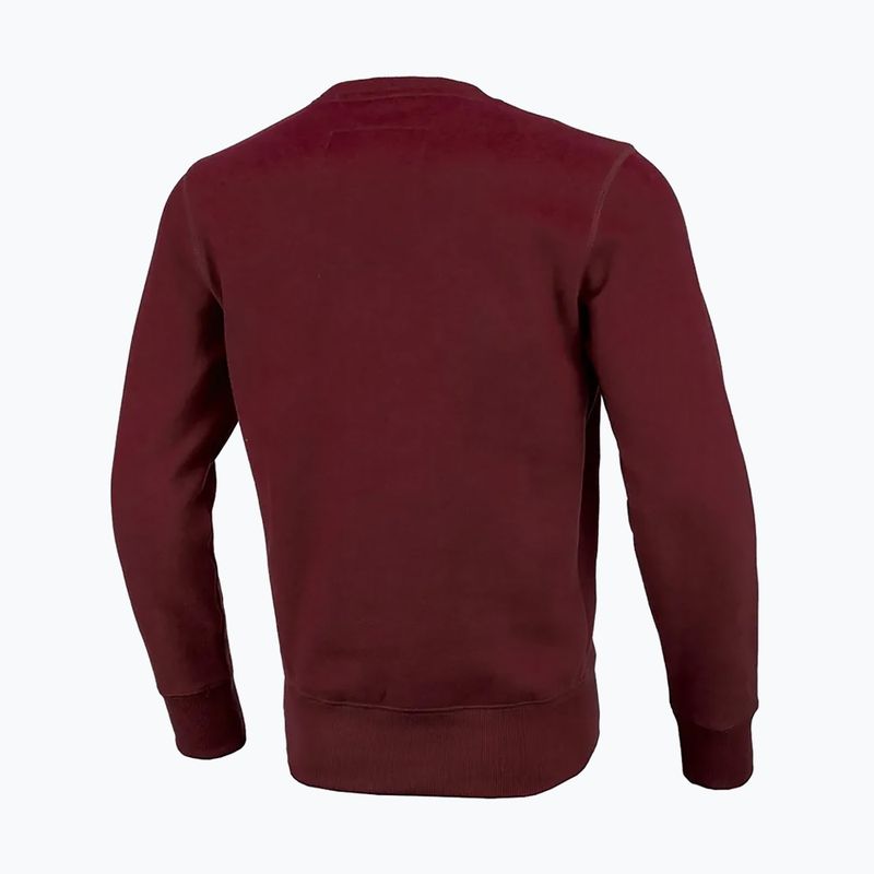 Bluza męska Pitbull Crewneck Classic Logo burgundy 7