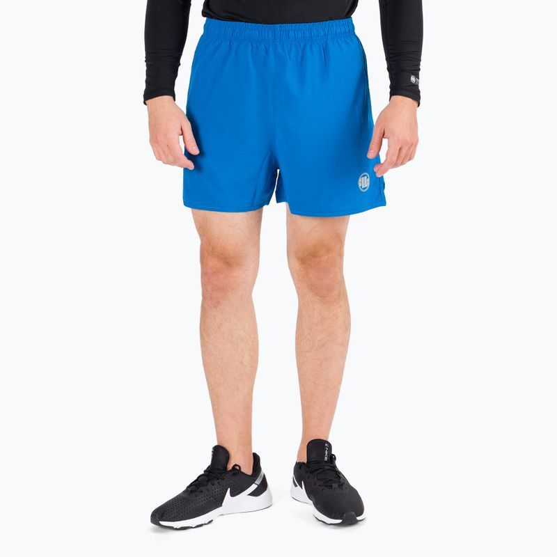 Spodenki treningowe męskie Pitbull Performance Small Logo blue 5