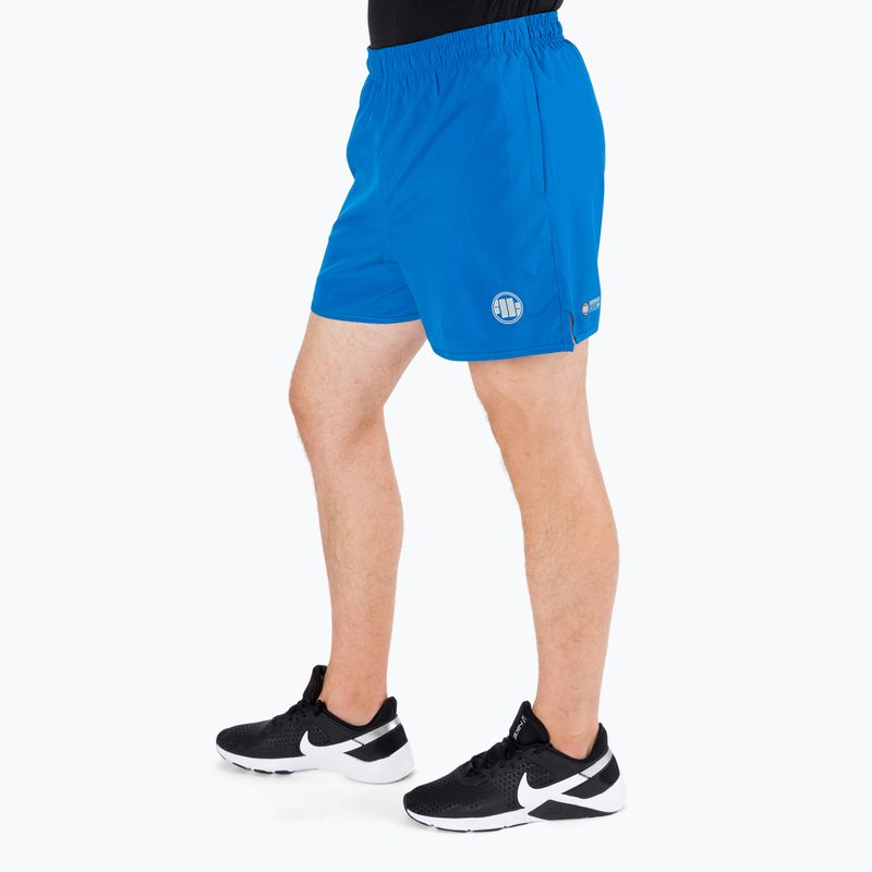 Spodenki treningowe męskie Pitbull Performance Small Logo blue 6