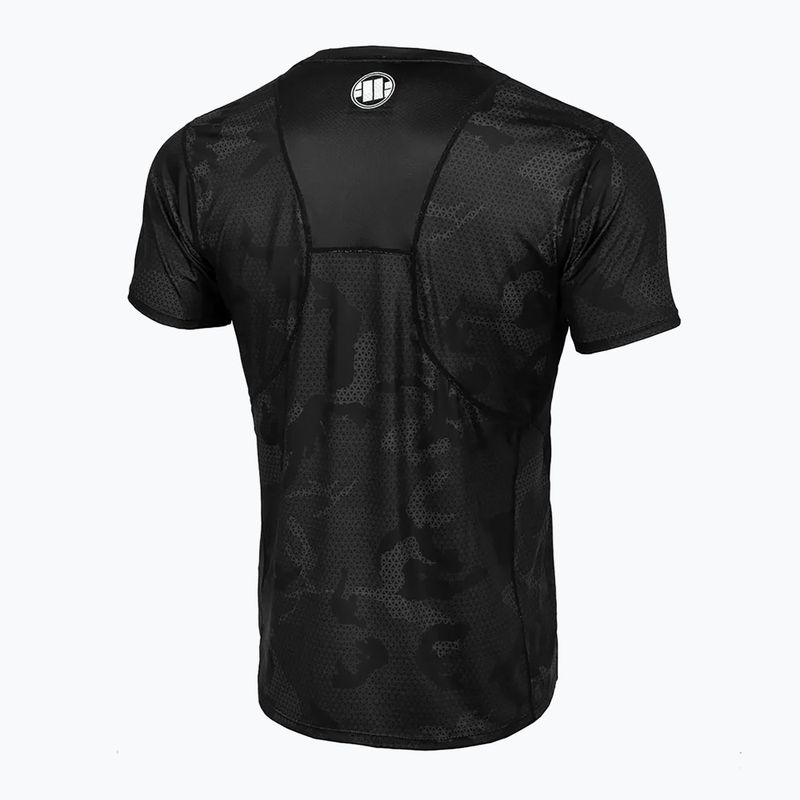 Koszulka męska  Pitbull Performance Mesh Net Camo All Black Camo black camo 2