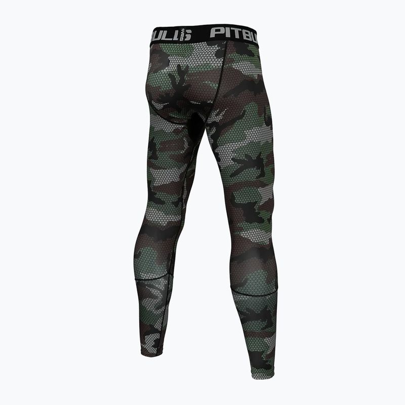 Legginsy męskie Pitbull Net Camo Woodland Camo woodland camo 2