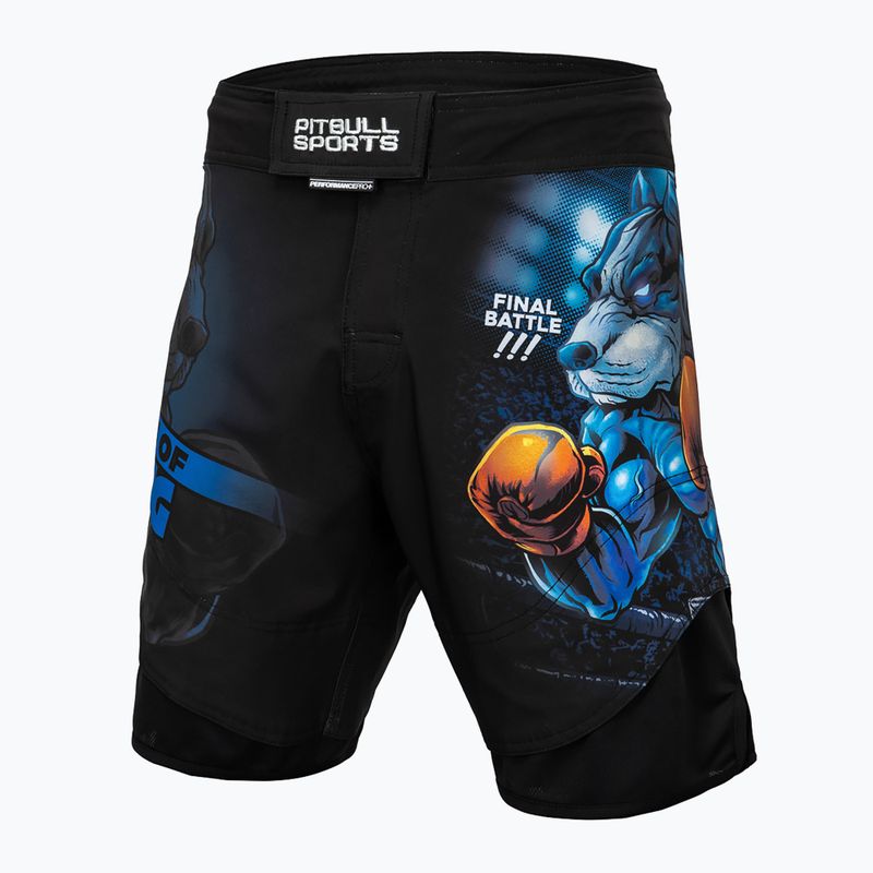 Spodenki grapplingowe męskie Pitbull Grappling Master Of Boxing black 9