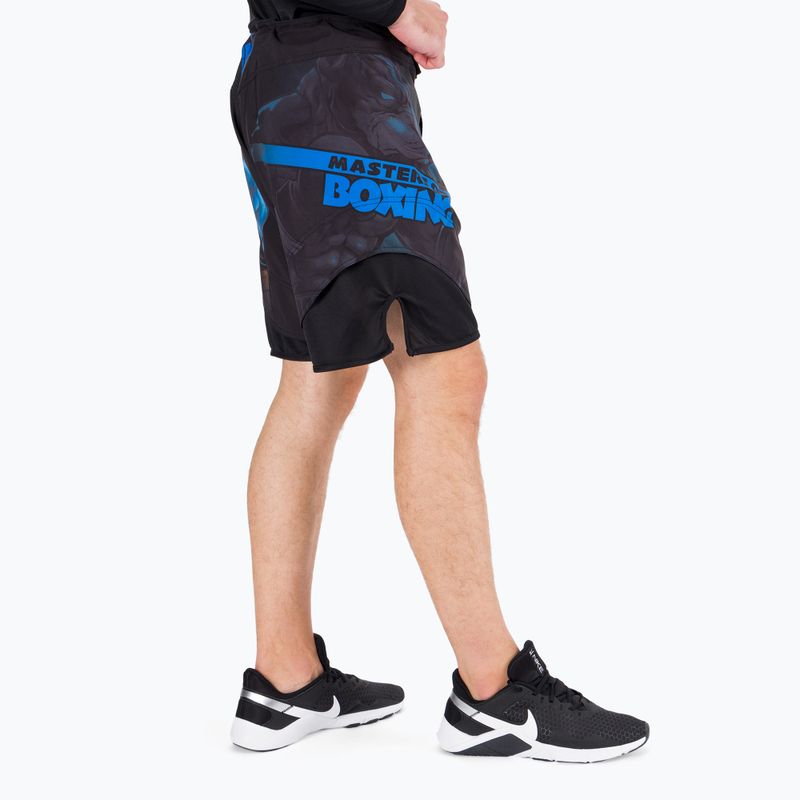 Spodenki grapplingowe męskie Pitbull Grappling Master Of Boxing black 3
