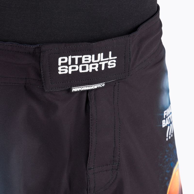 Spodenki grapplingowe męskie Pitbull Grappling Master Of Boxing black 5