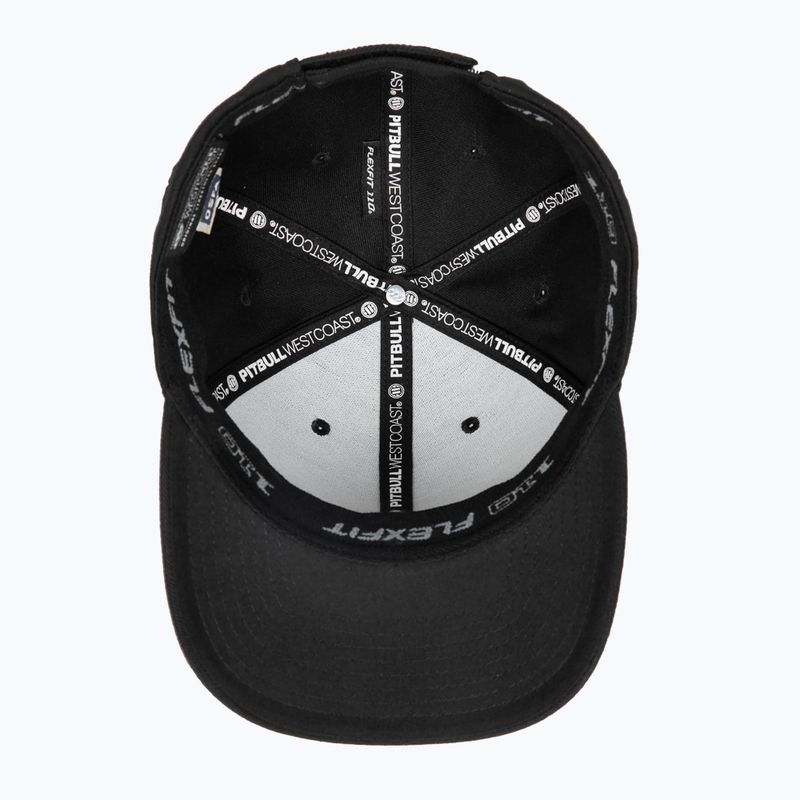 Czapka z daszkiem męska Pitbull Snapback Hook & Loop ,,3D Metal Logo" black 7