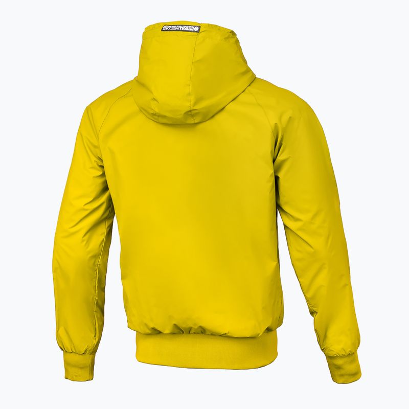 Kurtka męska Pitbull Athletic Hooded Nylon yellow 2
