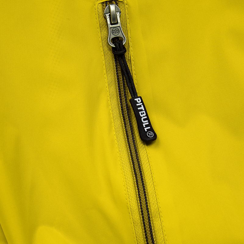 Kurtka męska Pitbull Athletic Hooded Nylon yellow 4