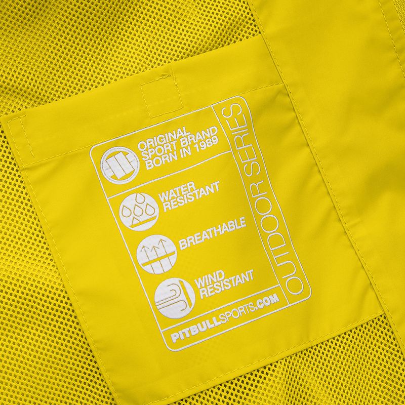 Kurtka męska Pitbull Athletic Hooded Nylon yellow 6