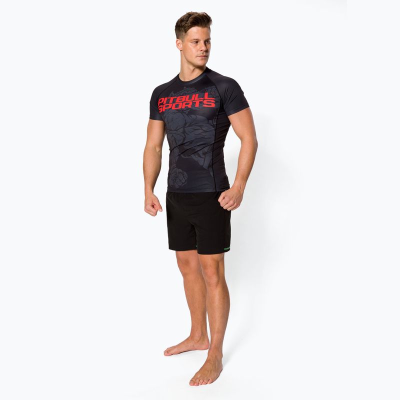 Rashguard męski Pitbull T-S Rash Master Of Muay Thai black 2