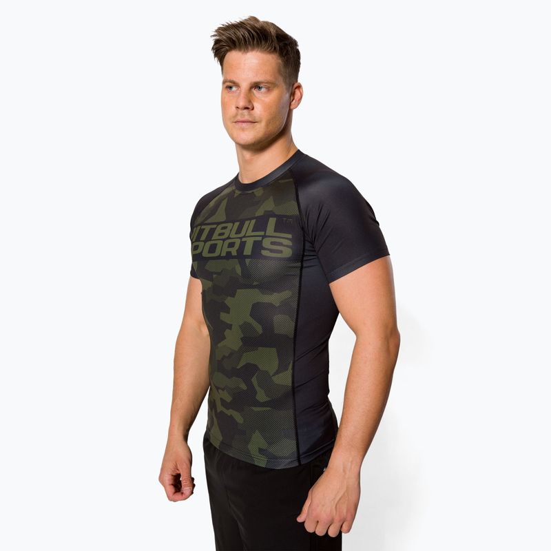 Rashguard męski Pitbull T-S Rash Dillard olive camo