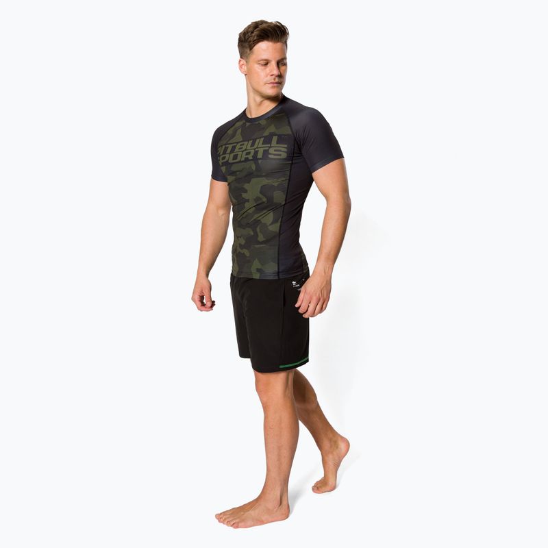 Rashguard męski Pitbull T-S Rash Dillard olive camo 2