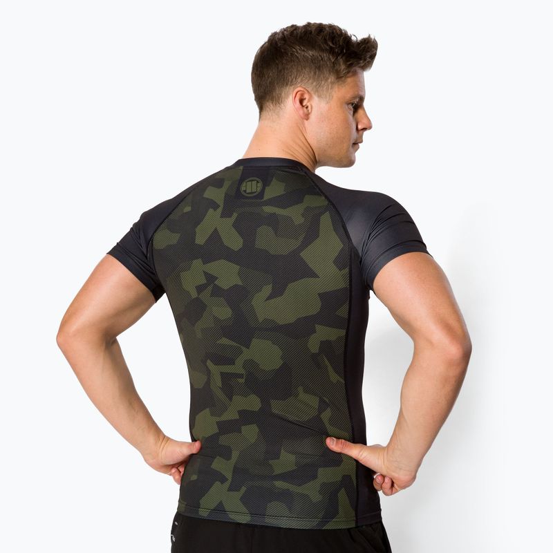Rashguard męski Pitbull T-S Rash Dillard olive camo 3