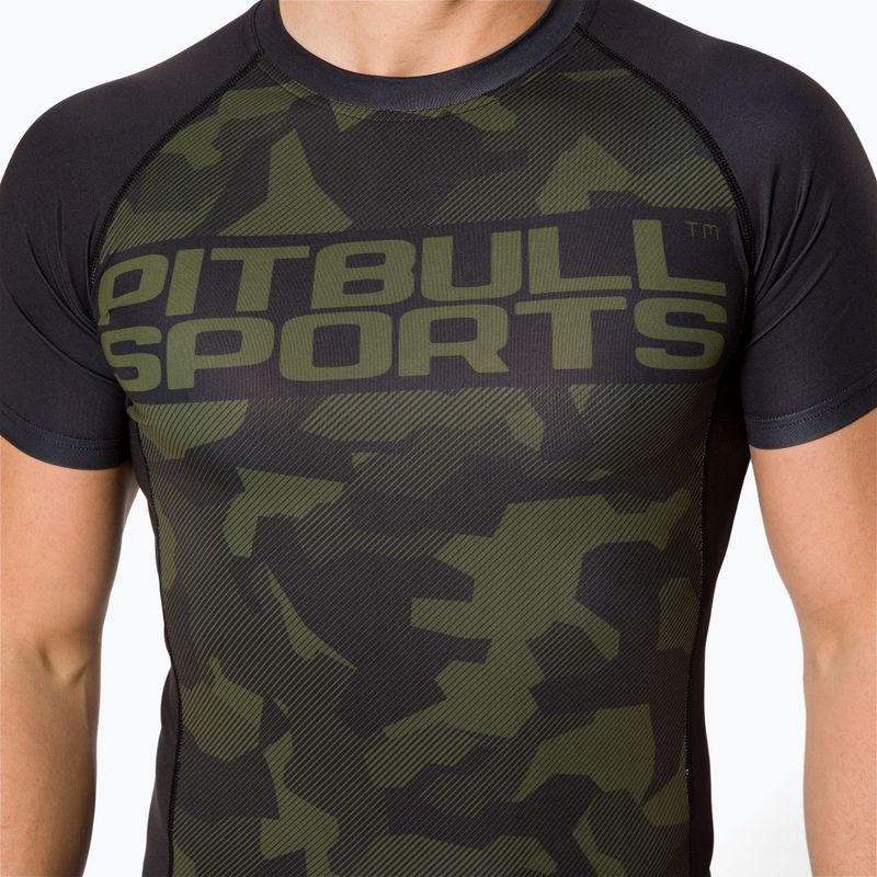 Rashguard męski Pitbull T-S Rash Dillard olive camo 4