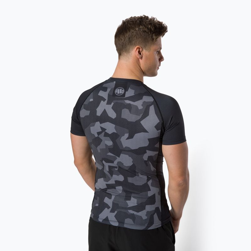 Rashguard męski Pitbull T-S Rash Dillard black camo 3