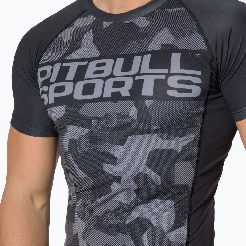 Rashguard męski Pitbull T-S Rash Dillard black camo 4