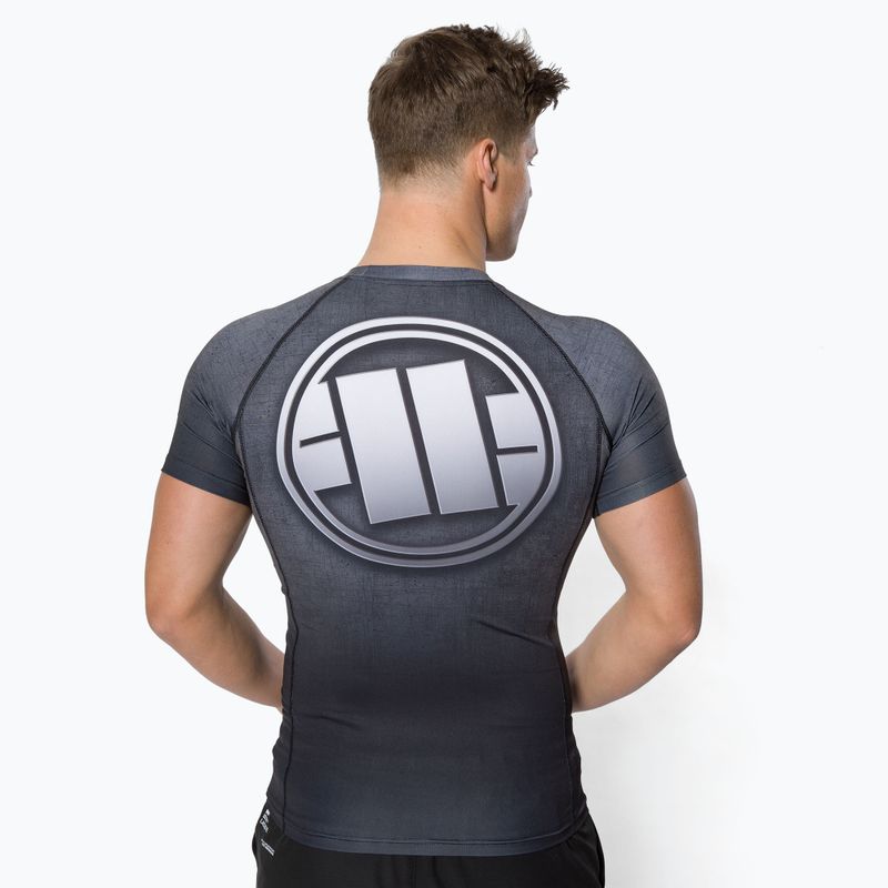 Rashguard męski Pitbull T-S Rash Scratch grey 3