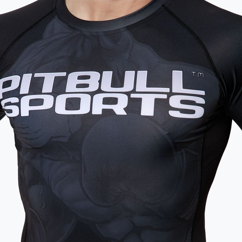Rashguard męski Pitbull T-S Rash Master Of Boxing black 4