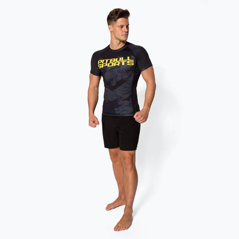 Rashguard męski Pitbull T-S Rash Master Of BJJ black 2