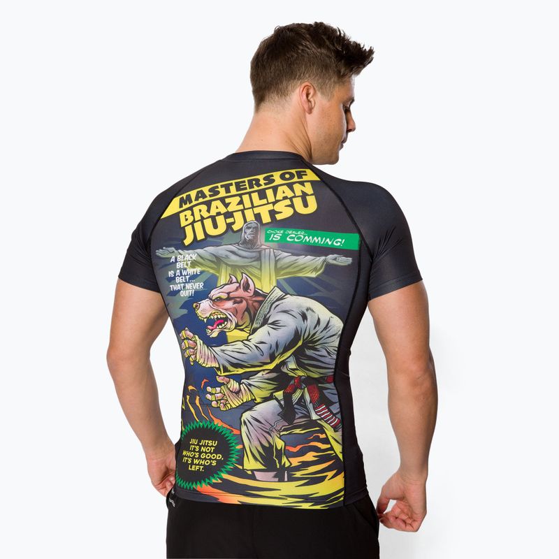 Rashguard męski Pitbull T-S Rash Master Of BJJ black 3