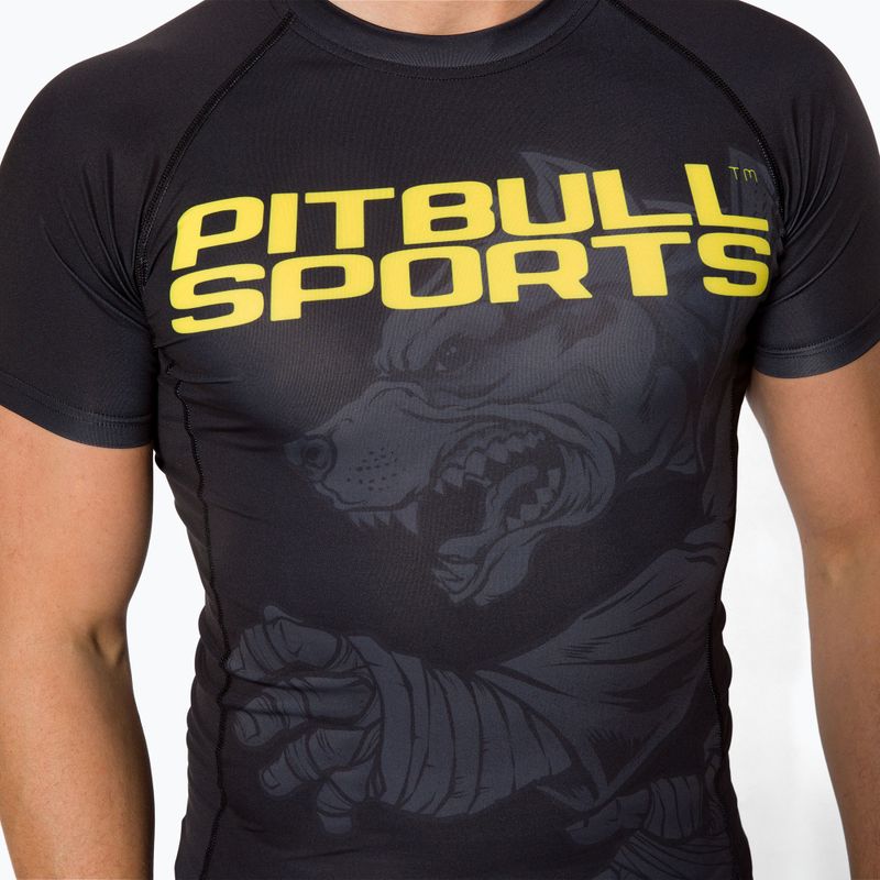 Rashguard męski Pitbull T-S Rash Master Of BJJ black 4