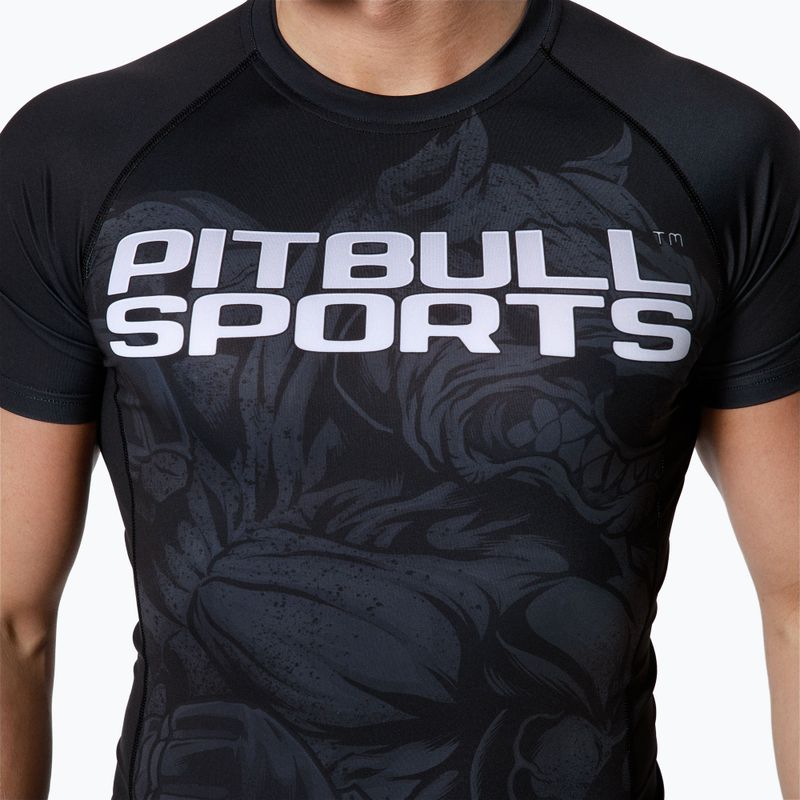 Rashguard męski Pitbull T-S Rash Master Of Mma black 4