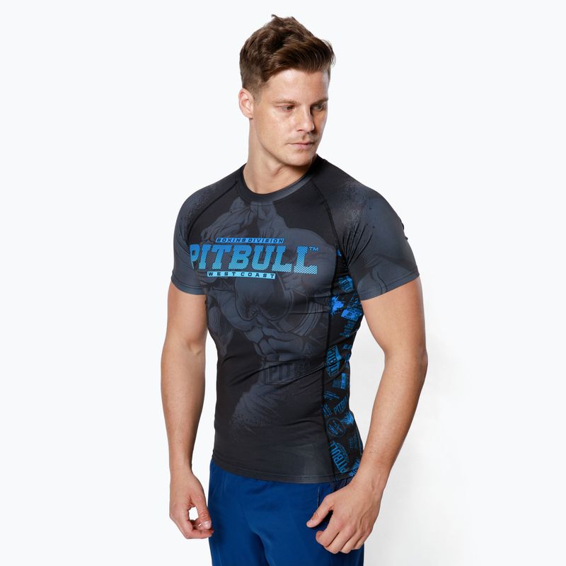 Rashguard męski Pitbull Rash T-S Masters Of Boxing black