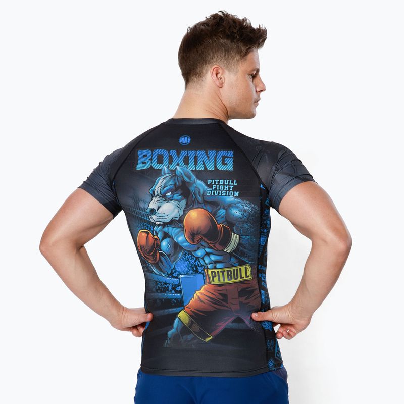 Rashguard męski Pitbull Rash T-S Masters Of Boxing black 3
