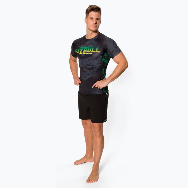 Rashguard męski Pitbull Rash T-S Masters Of BJJ black 2