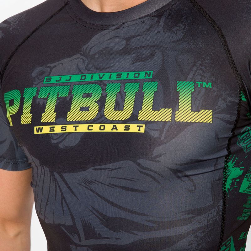 Rashguard męski Pitbull Rash T-S Masters Of BJJ black 4