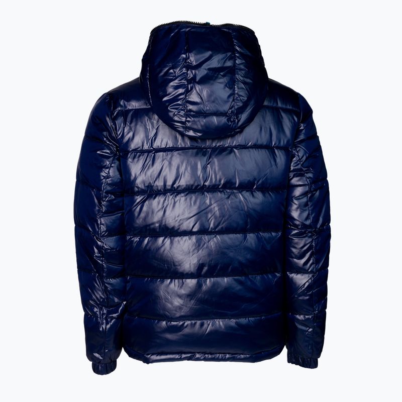 Kurtka zimowa męska Pitbull Shine Quilted Hooded dark navy 2
