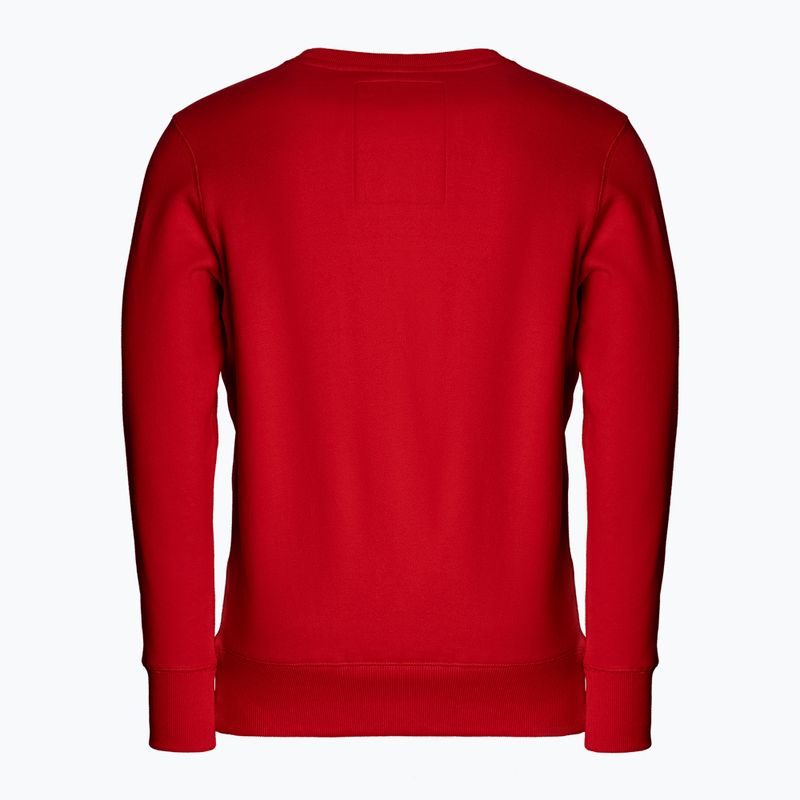 Bluza męska Pitbull Crewneck Small Logo red 2