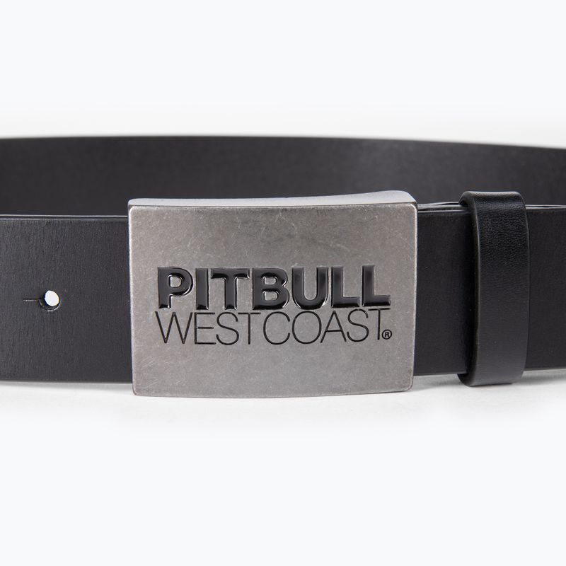 Pasek do spodni męski Pitbull Original Leather TNT black 2