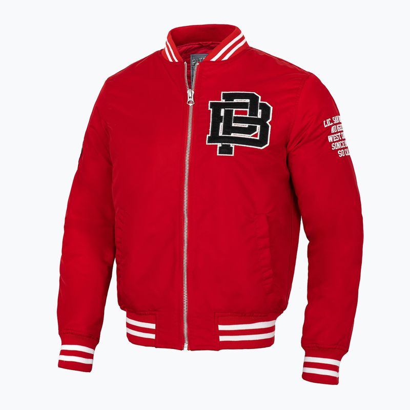 Kurtka męska Pitbull Silverwing Padded Varsity red 2