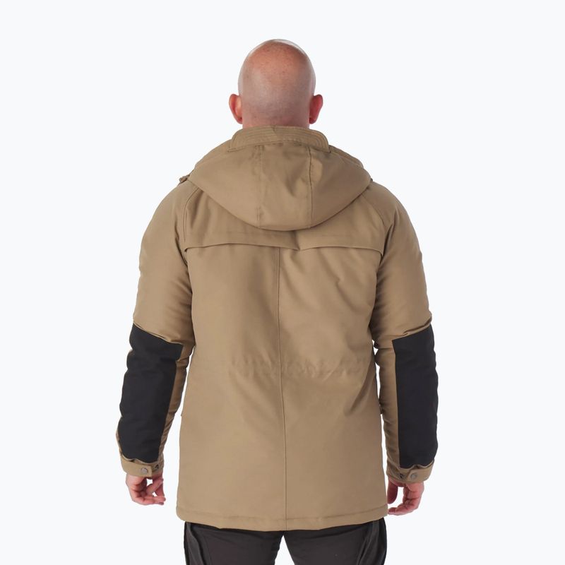 Kurtka zimowa męska Pitbull Gunner Hooded Parka dark sand 3