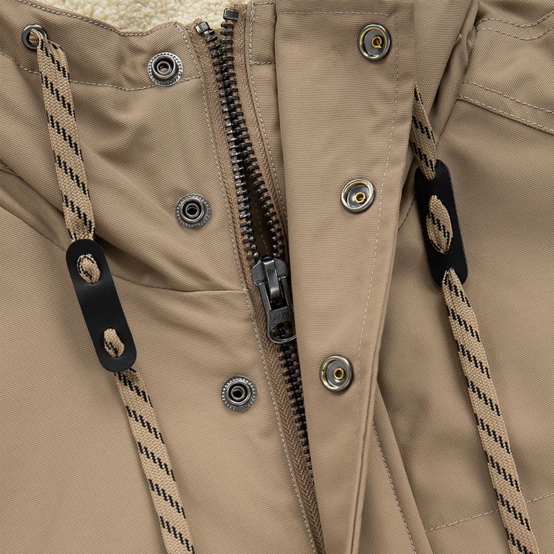 Kurtka zimowa męska Pitbull Gunner Hooded Parka dark sand 6