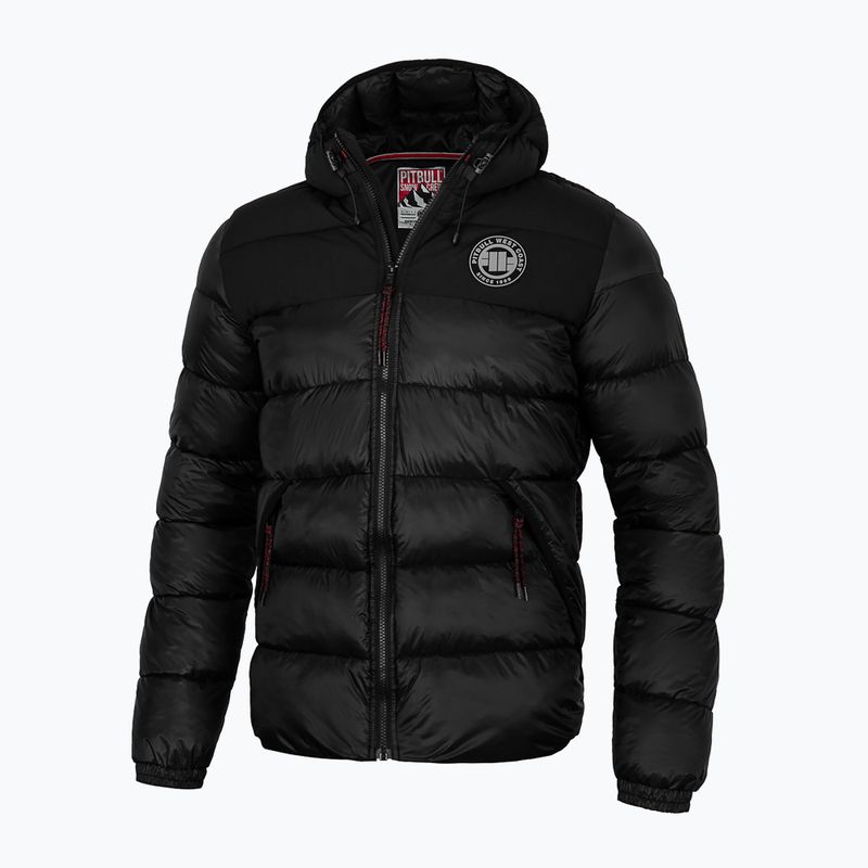 Kurtka zimowa męska Pitbull Greyfox Hooded Quilted black 2