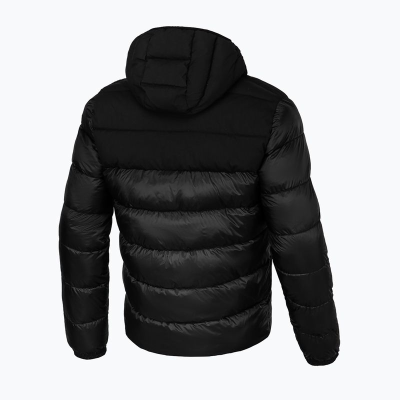 Kurtka zimowa męska Pitbull Greyfox Hooded Quilted black 3