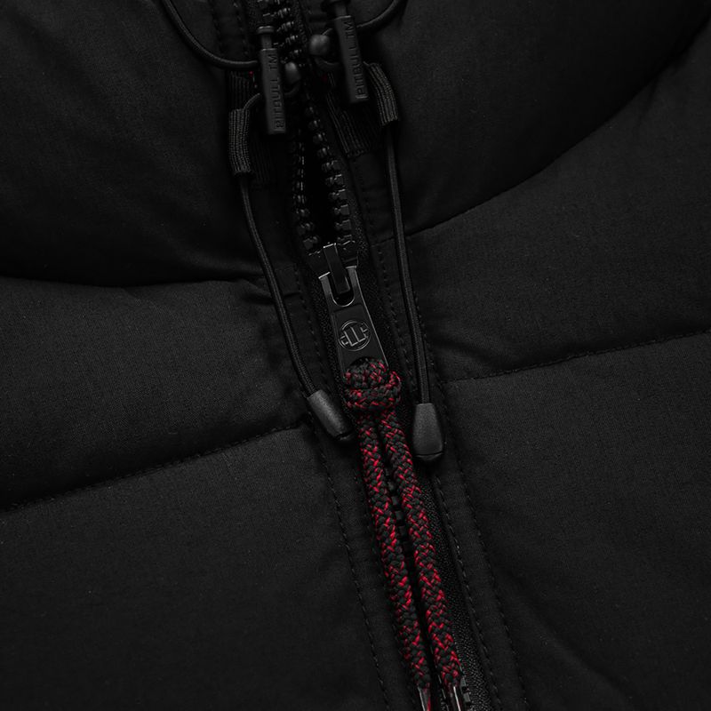 Kurtka zimowa męska Pitbull Greyfox Hooded Quilted black 4