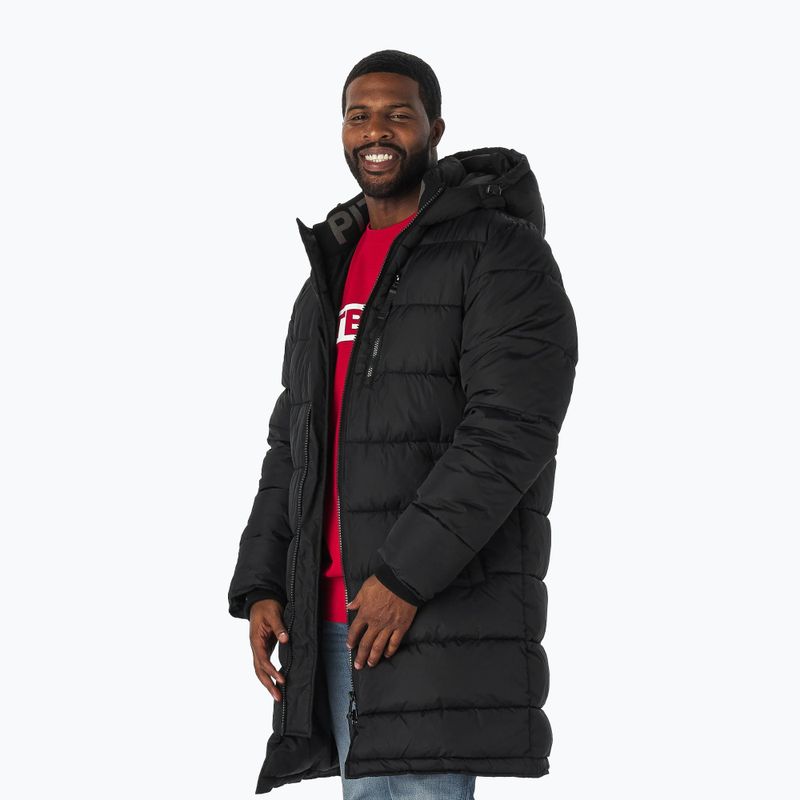 Płaszcz puchowy męski Pitbull Starwood Hooded Parka black 3