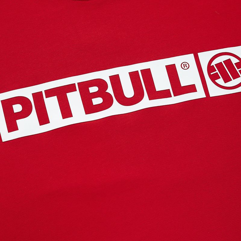 Bluza męska Pitbull Crewneck Hilltop Terry Group red 4