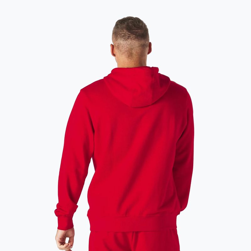 Bluza męska Pitbull Hooded Hilltop Terry Group red 2