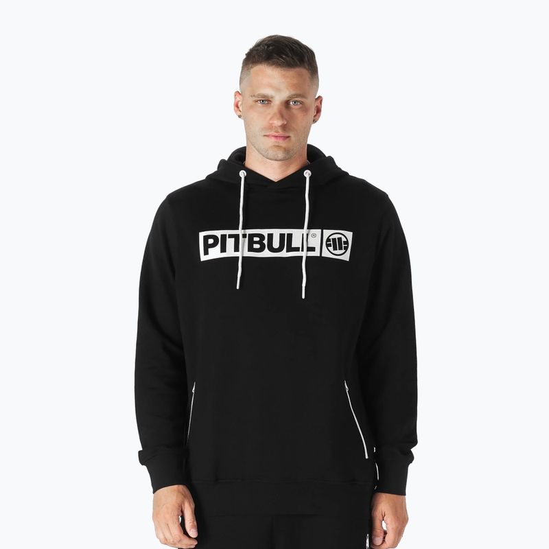 Bluza męska Pitbull Hooded Hilltop Terry Group black