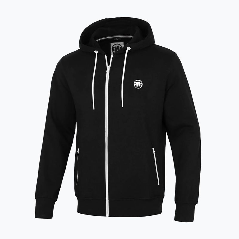 Bluza męska Pitbull Hooded Zip Small Logo Terry Group black 3