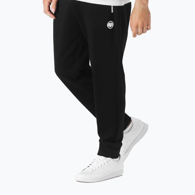 Spodnie męskie Pitbull Trackpants Small Logo Terry Group black